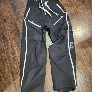 FP Movement Black Snowpants with White Accents